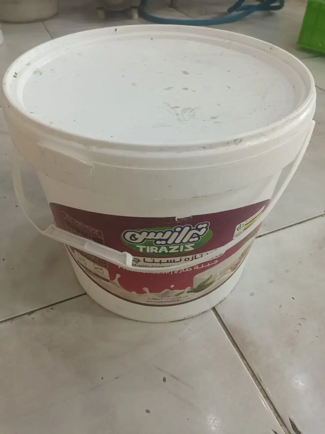 سطل ۱۰ کیلو جا پنیری|ظروف نگهدارنده، پلاستیکی، یک‌بارمصرف|بندر گناوه, |دیوار
