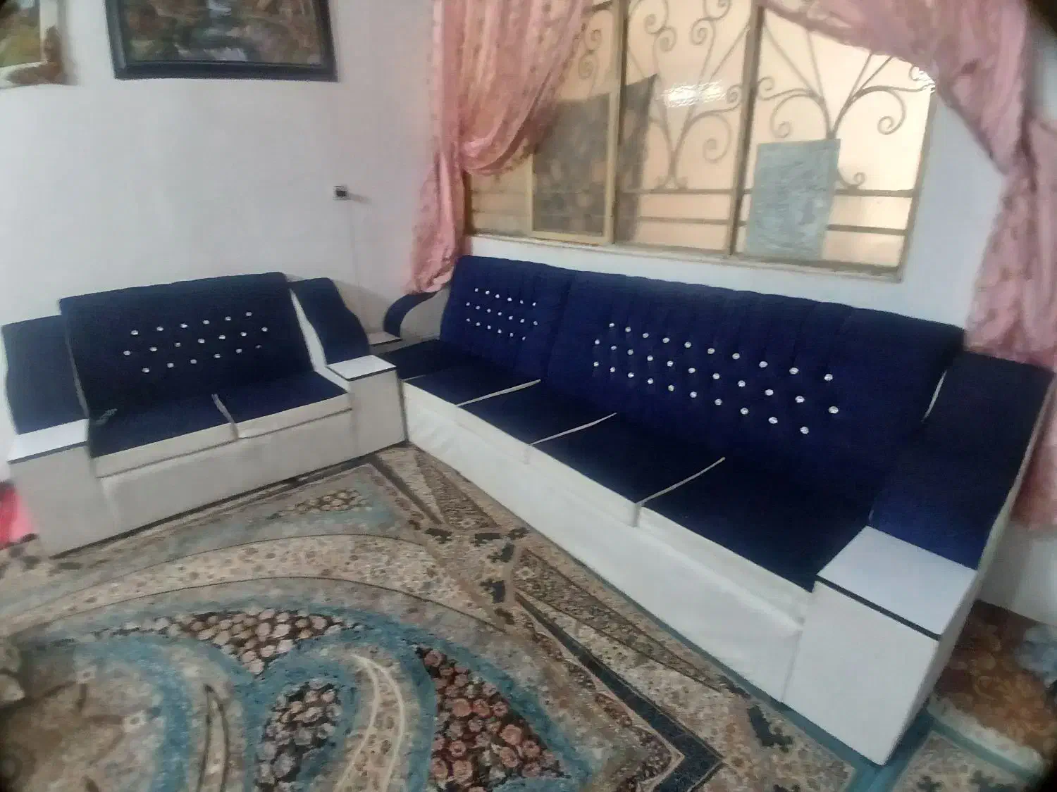 مبل ۷ نفره تمیز ونو جنس مخمل|مبلمان خانگی و میز عسلی|مشهد, شهید جنگی|دیوار