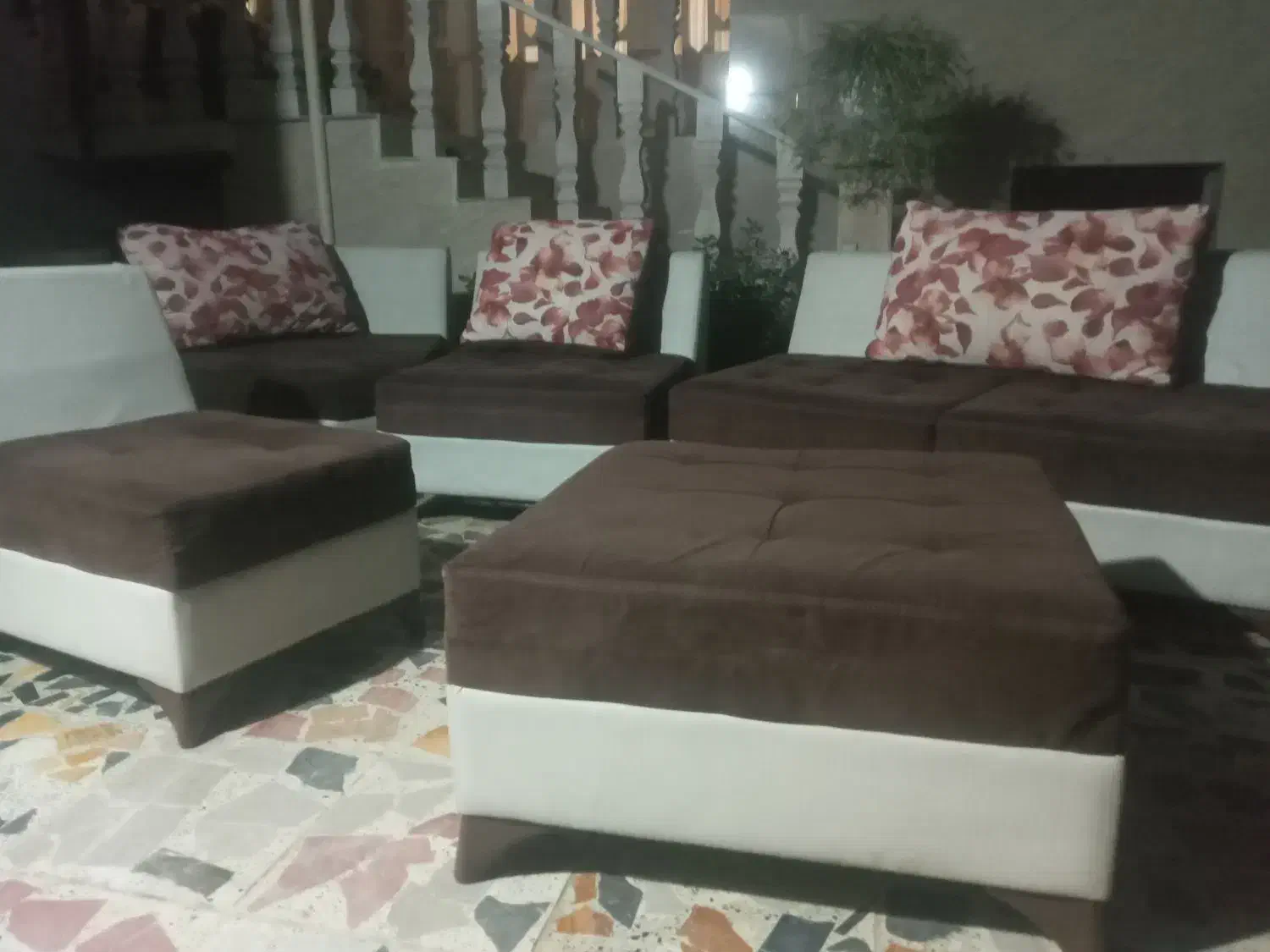 فروش فوری سرویس مبل ۹نفره|مبلمان خانگی و میز عسلی|قائم‌شهر, |دیوار