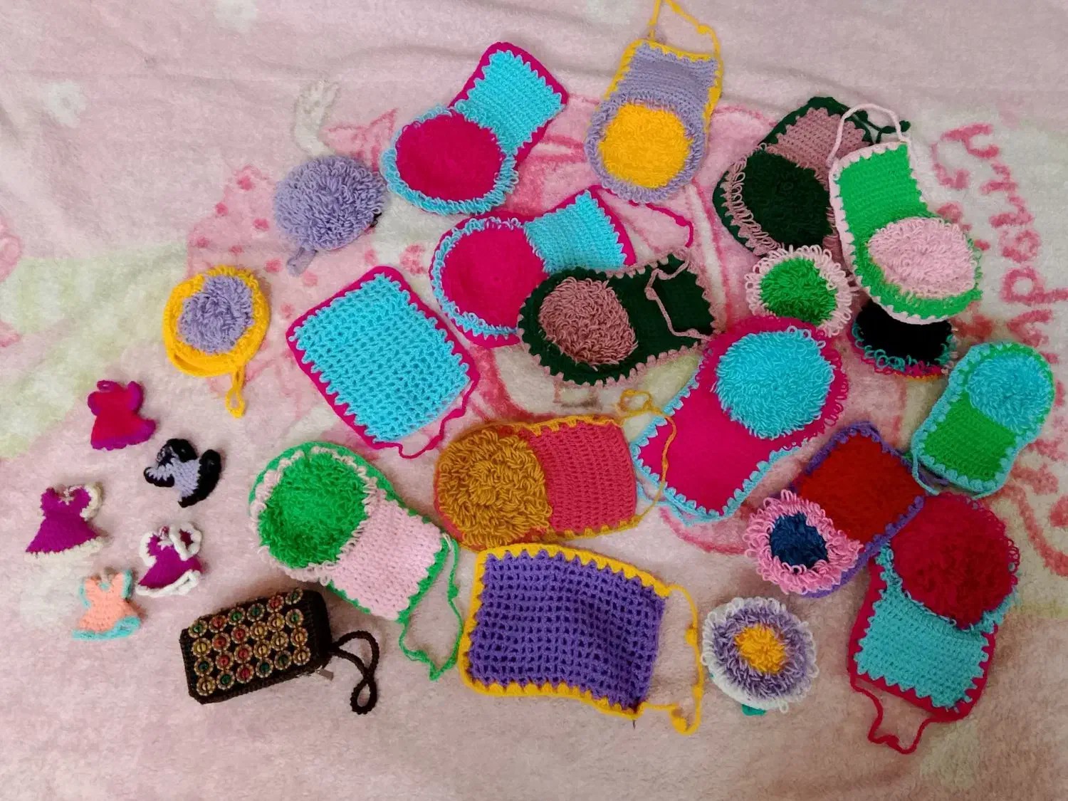 لیف وجاکلیددست بافت بزرگ کوچک برای بزرگان کودکان|صنایع دستی و سایر لوازم تزئینی|مشگین شهر, |دیوار