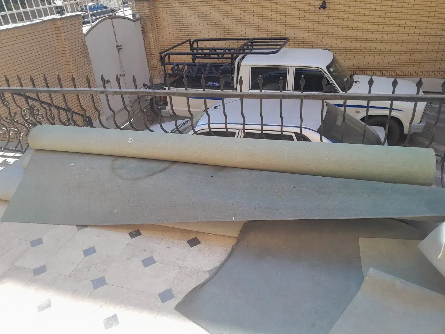 موکت دست دوم اب نخورده سالم|موکت|شیراز, جانبازان|دیوار