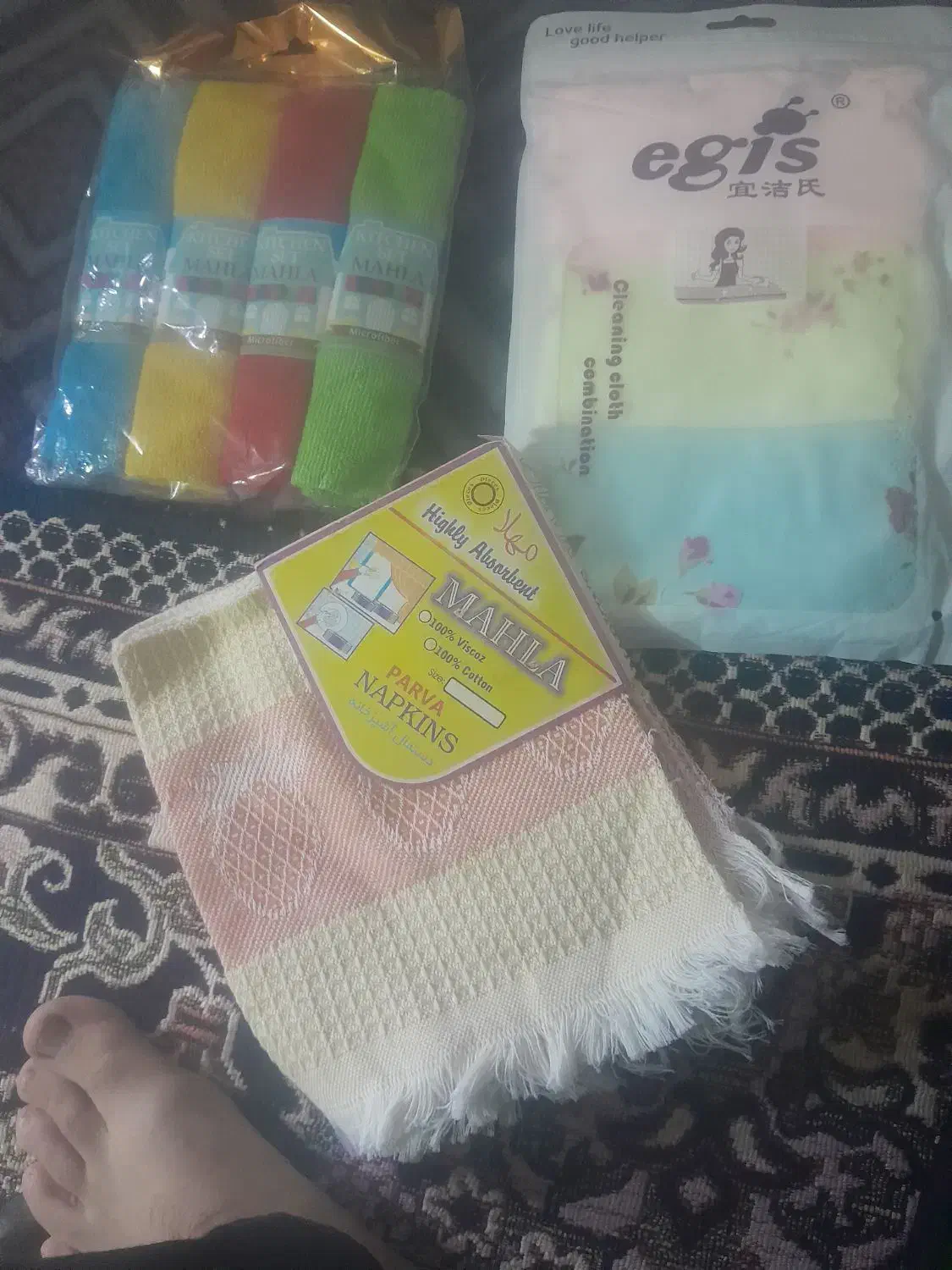 دستمال آشپزخانه|سفره، حوله، دستمال آشپزخانه|مشهد, رسالت|دیوار