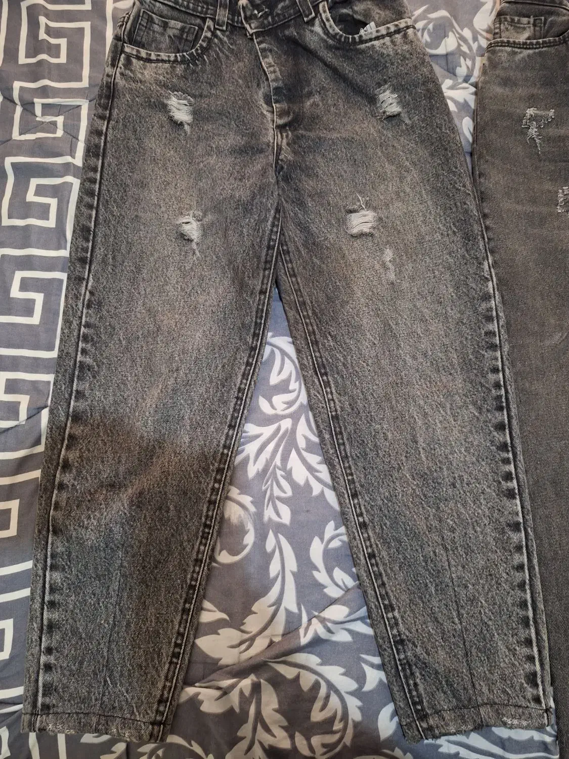 ۲ عدد شلوار بگ و مام استایل در حد نو سایز ۳۶ و ۳۸|لباس|کرج, مطهری|دیوار