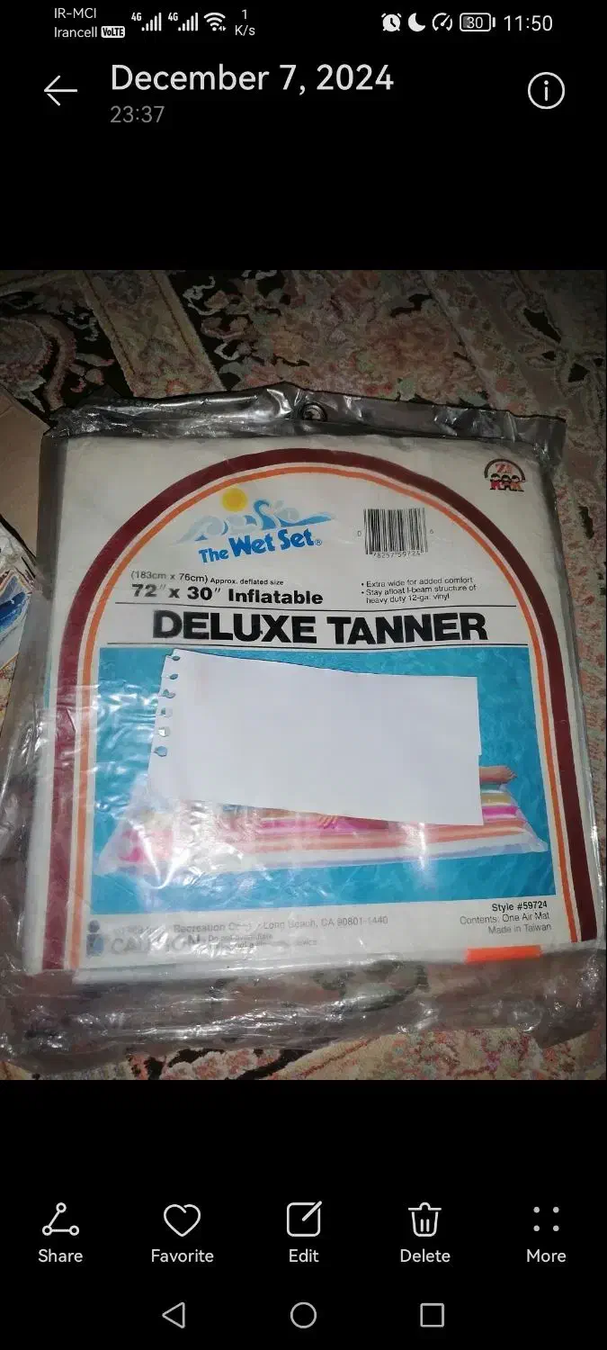 قایق بادی|غواصی و ورزش‌های آبی|کرج, شهرک ولیعصر|دیوار