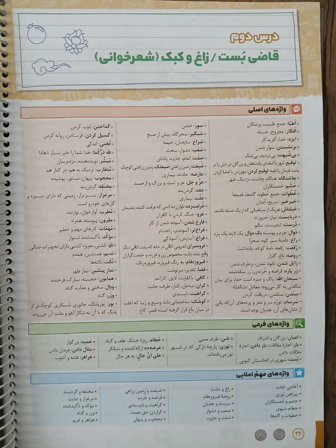 کمک درسی فارسی یازدهم نهایی، پرسوال مهر ماه نهایی|کتاب و مجله آموزشی|مشهد, بهاران|دیوار