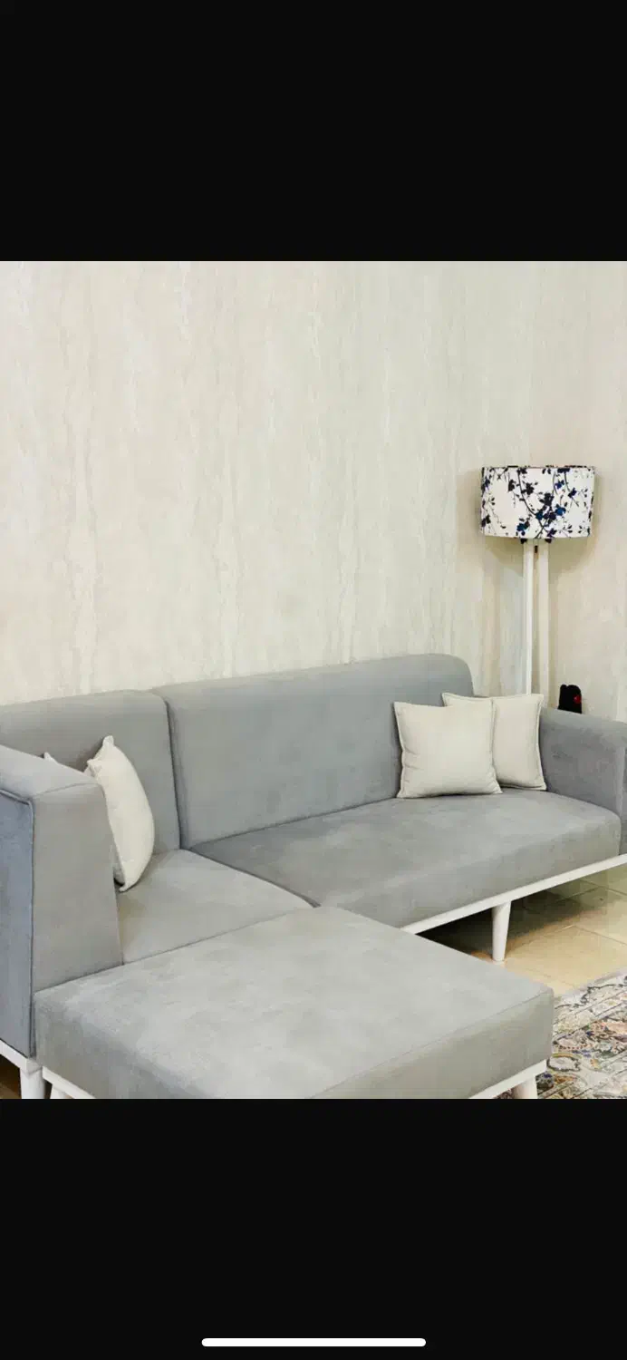 مبل ال نو ۳ماه پیش خریده شد فروش فوری بعلت جابجایی|مبلمان خانگی و میز عسلی|سیاهکل, |دیوار