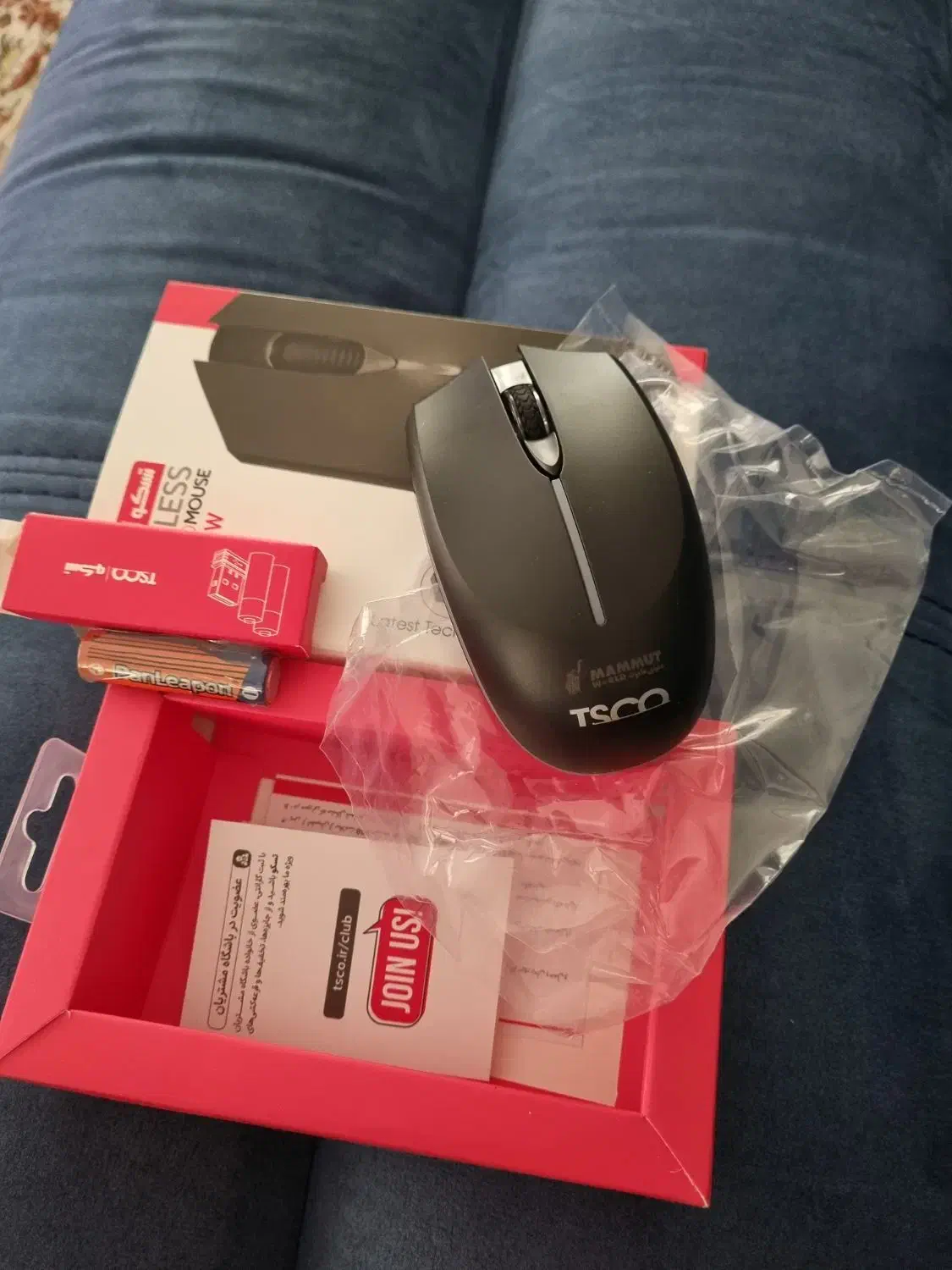 موس بی سیم تسکو|قطعات و لوازم جانبی رایانه|آمل, |دیوار