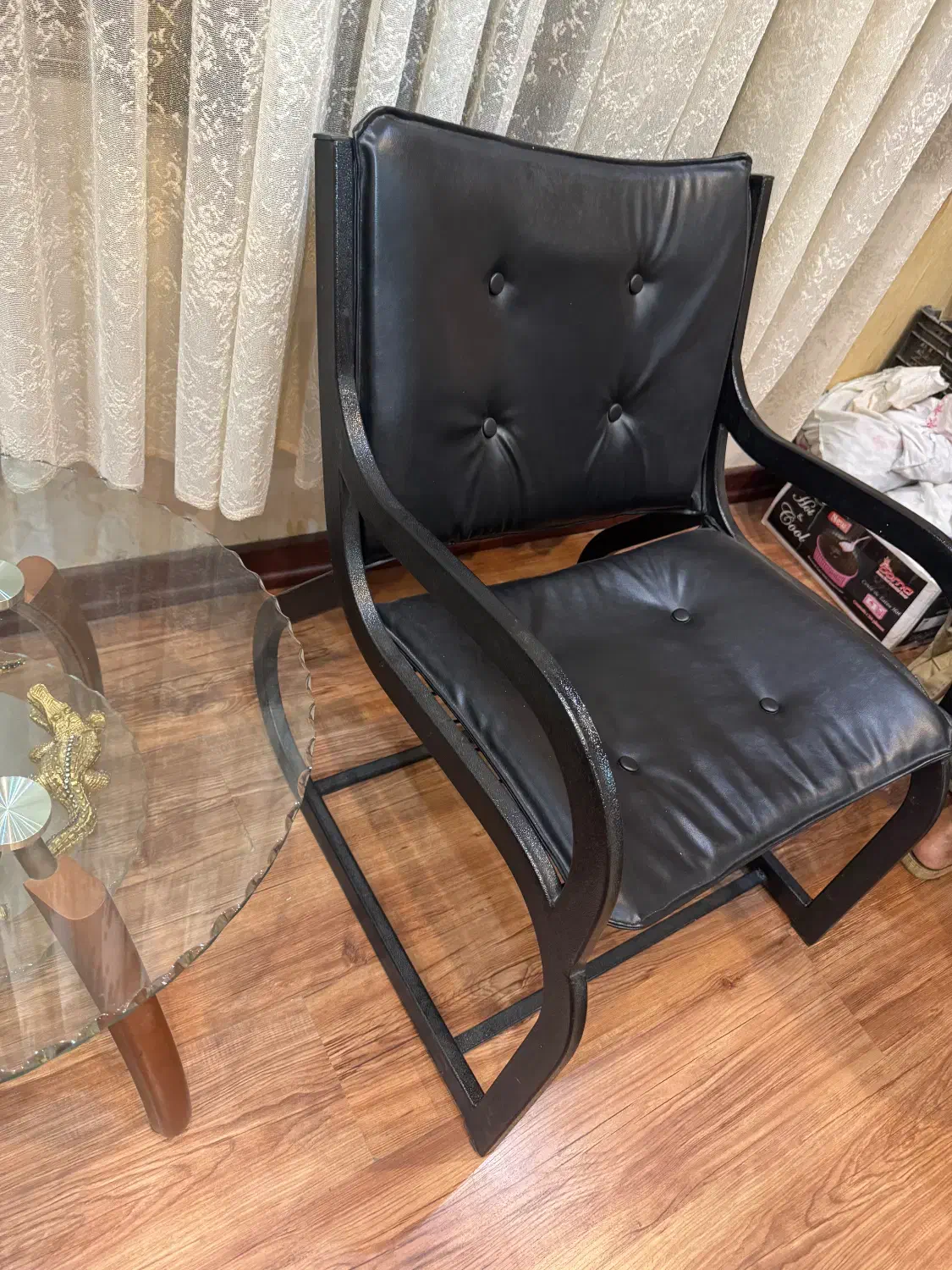 صندلی چرم و فلز اداری|مبلمان اداری|تهران, ونک|دیوار