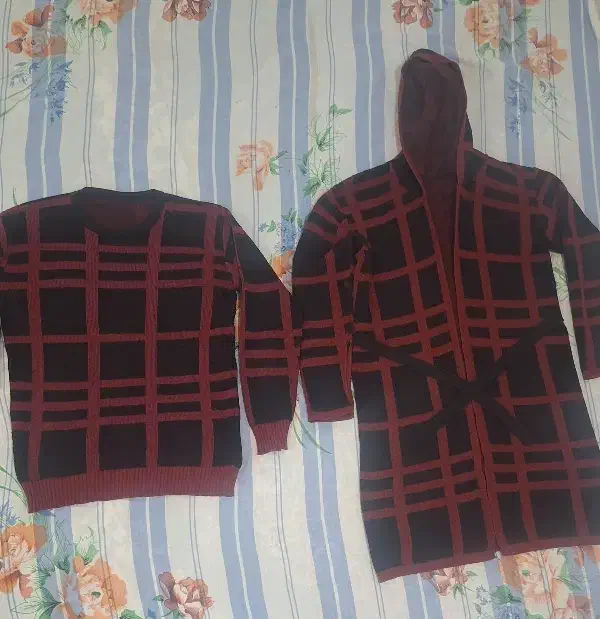 ست بافت مرد و زن|لباس|باغ ملک, |دیوار