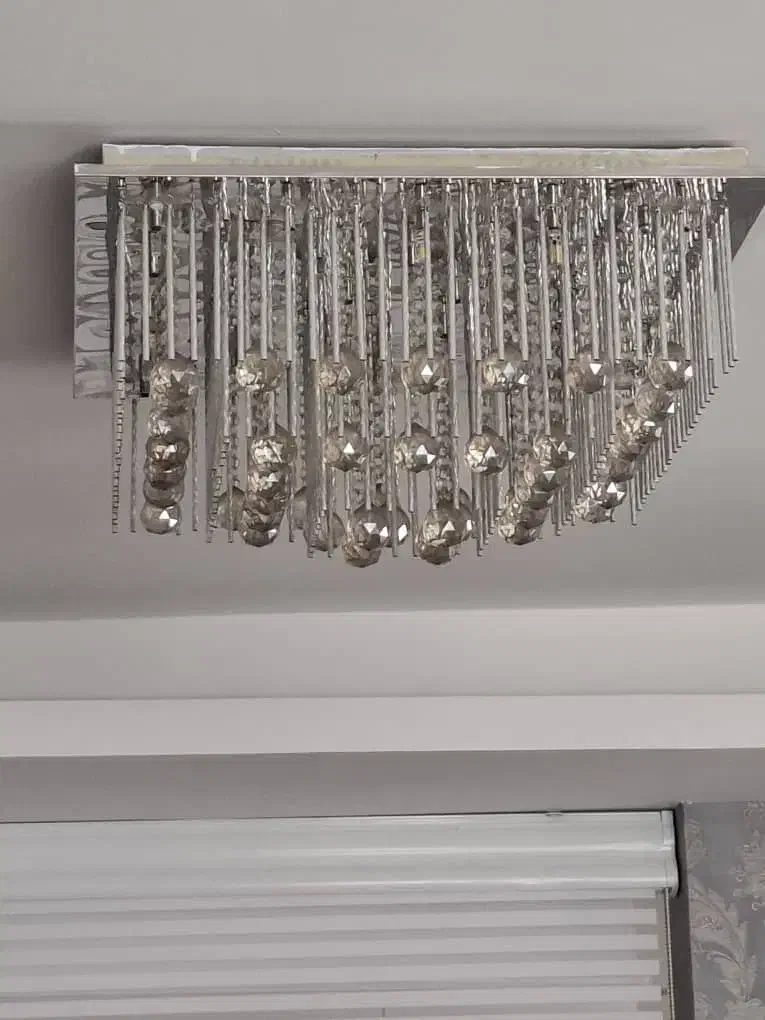 لوستر سقفی مربعی ال ای دی|لوستر و چراغ آویز|پردیس, فاز ۴|دیوار