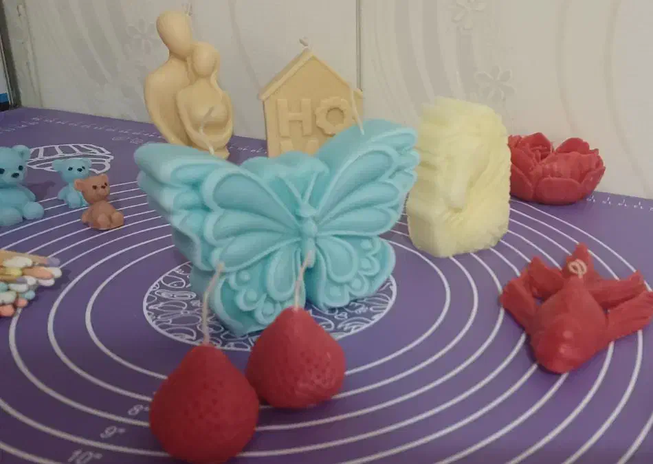 شمع های زیبا در هر رنگی که دوست داشته باشید|صنایع دستی و سایر لوازم تزئینی|جم, |دیوار