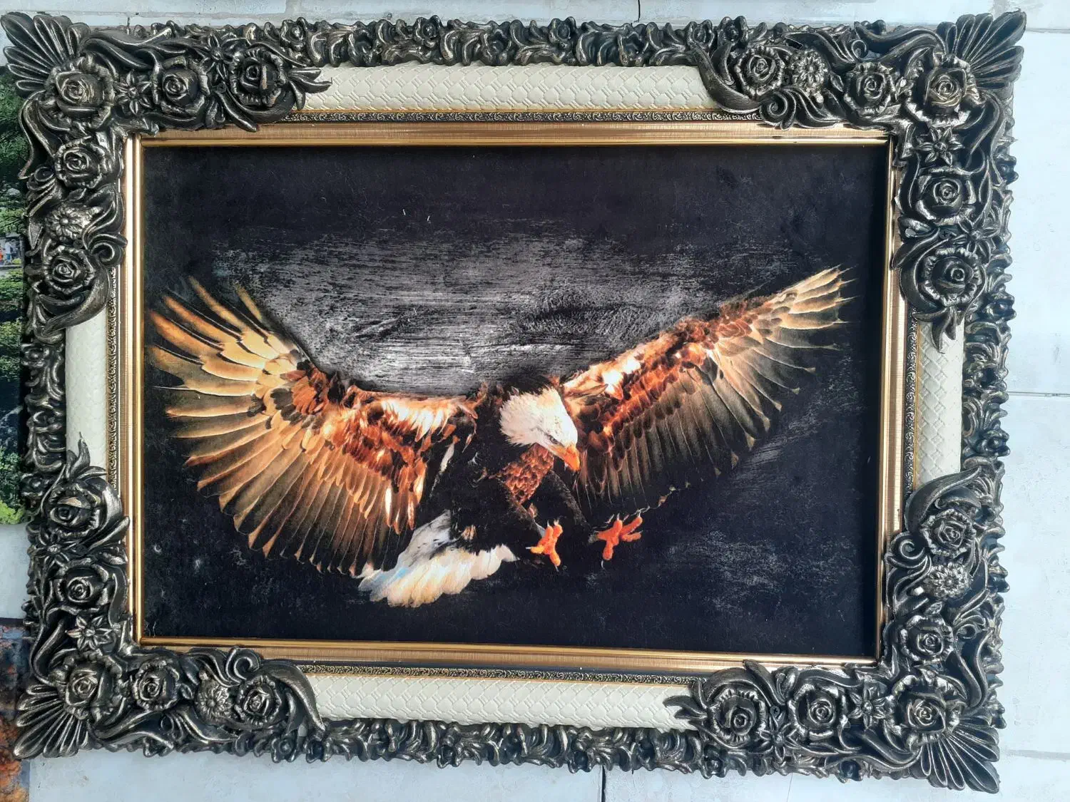 تابلوفرش ۱۲۰۰شانه|تابلو فرش|شهر بابک, |دیوار