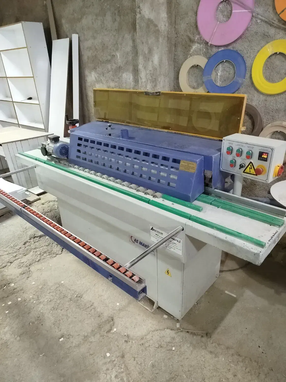 دستگاه لبه چسبان دورکن پمپ باد|ماشین‌آلات صنعتی|نیشابور, باغرود|دیوار