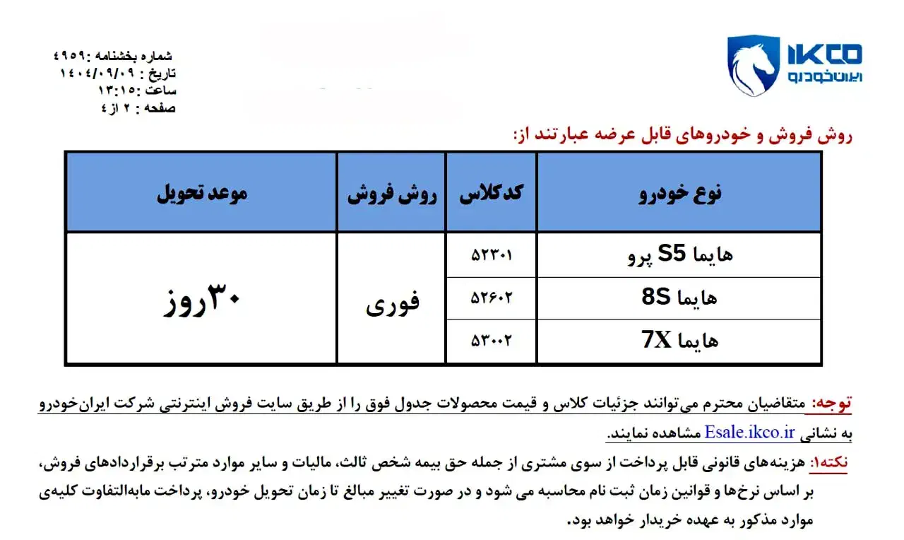 ثبت نام قرعه کشی ایرانخودرو فقط ۵۰ هزار تومان|خدمات رایانهای و موبایل|بندر ترکمن, |دیوار
