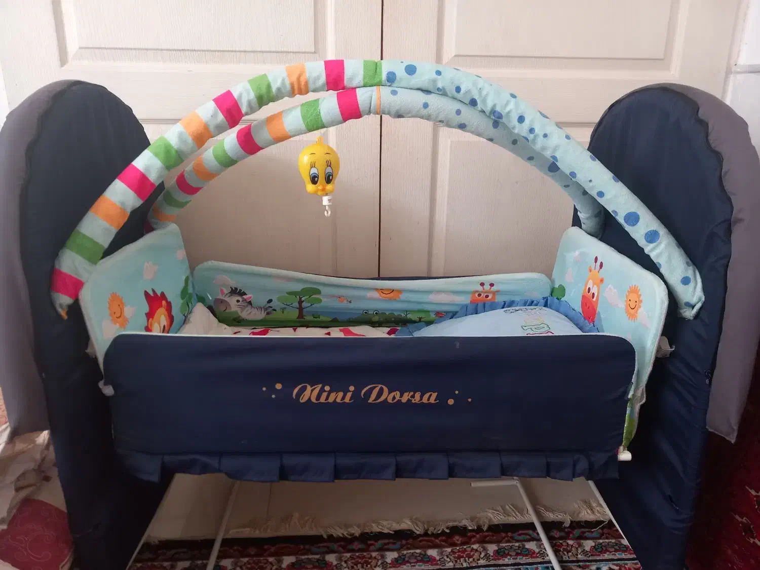 گهواره درحد نو|تخت و صندلی بچه|قم, باجک دو|دیوار