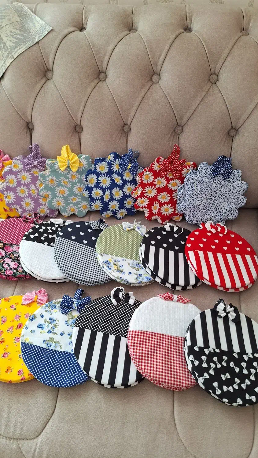 دستگیرهای نسوز کتان نخ|سفره، حوله، دستمال آشپزخانه|زنجان, |دیوار