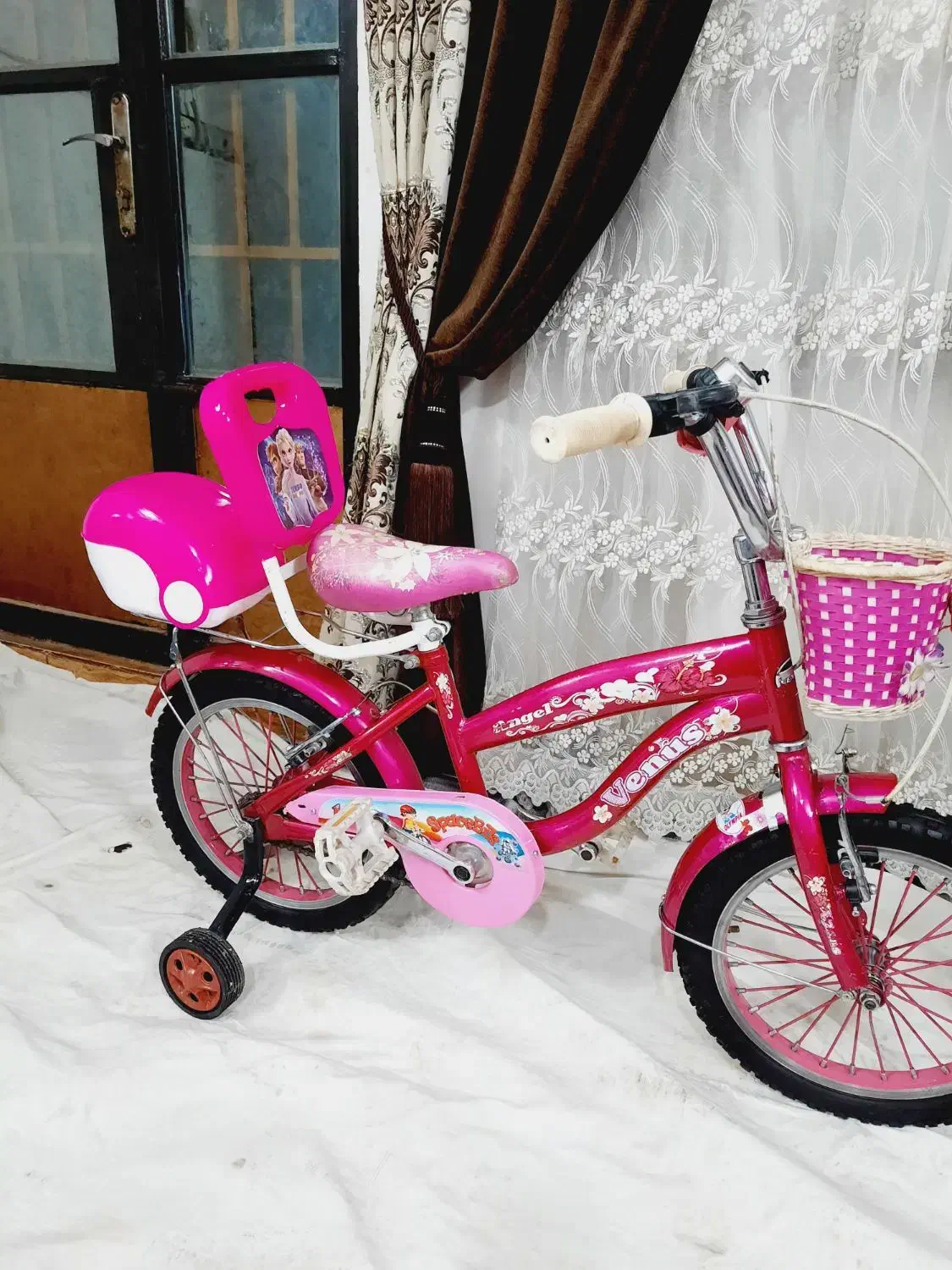 دوچرخه سایز 16دخترانه درحدنو|دوچرخه، اسکیت، اسکوتر|مشهد, طبرسی شمالی|دیوار