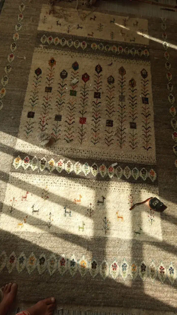 قالی دست باف|فرش|شیراز, نجم آباد|دیوار