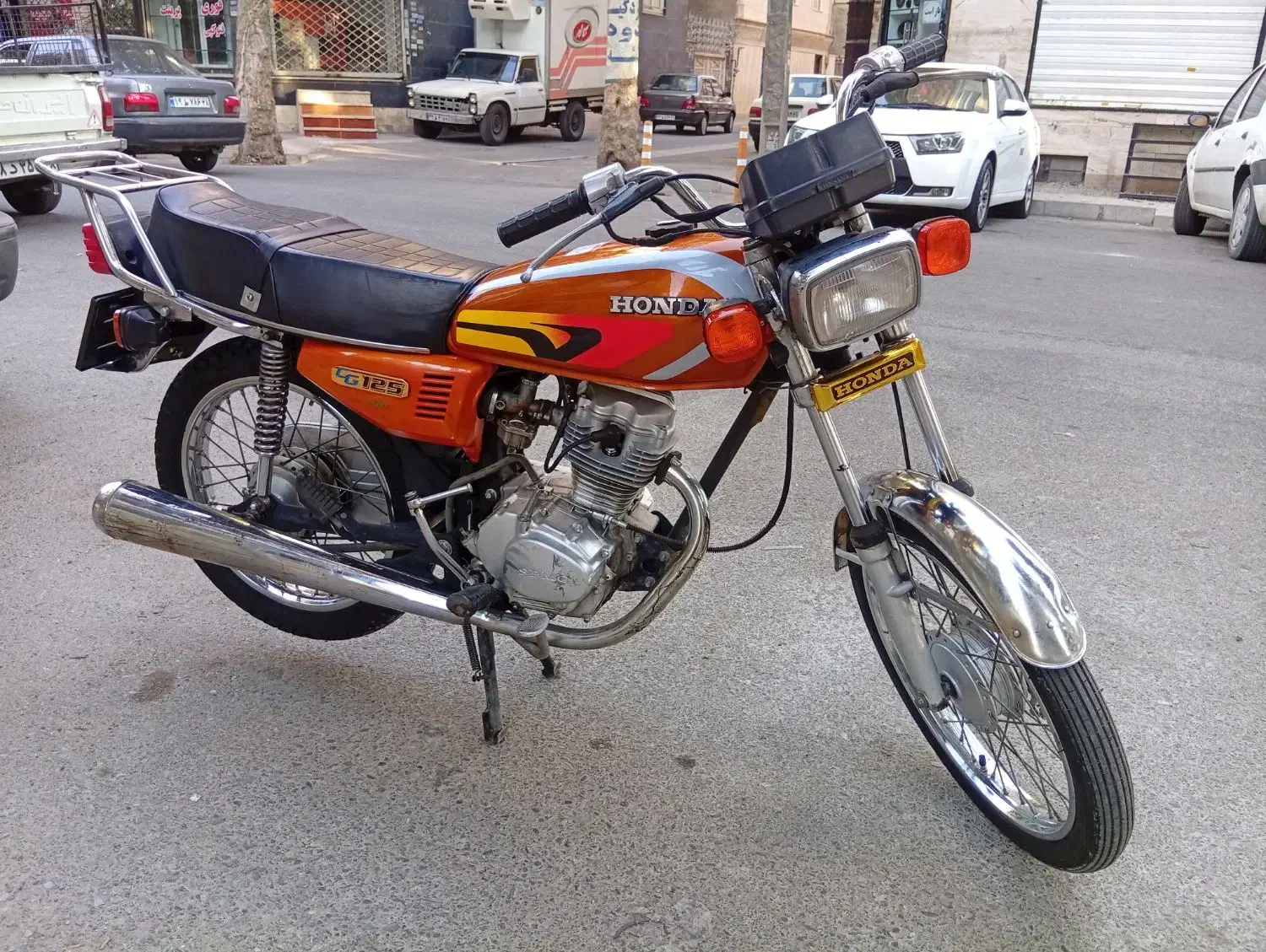 هندا125مزایده ای مدل86ترتمیزسالم سلامت|موتورسیکلت|باغستان, |دیوار