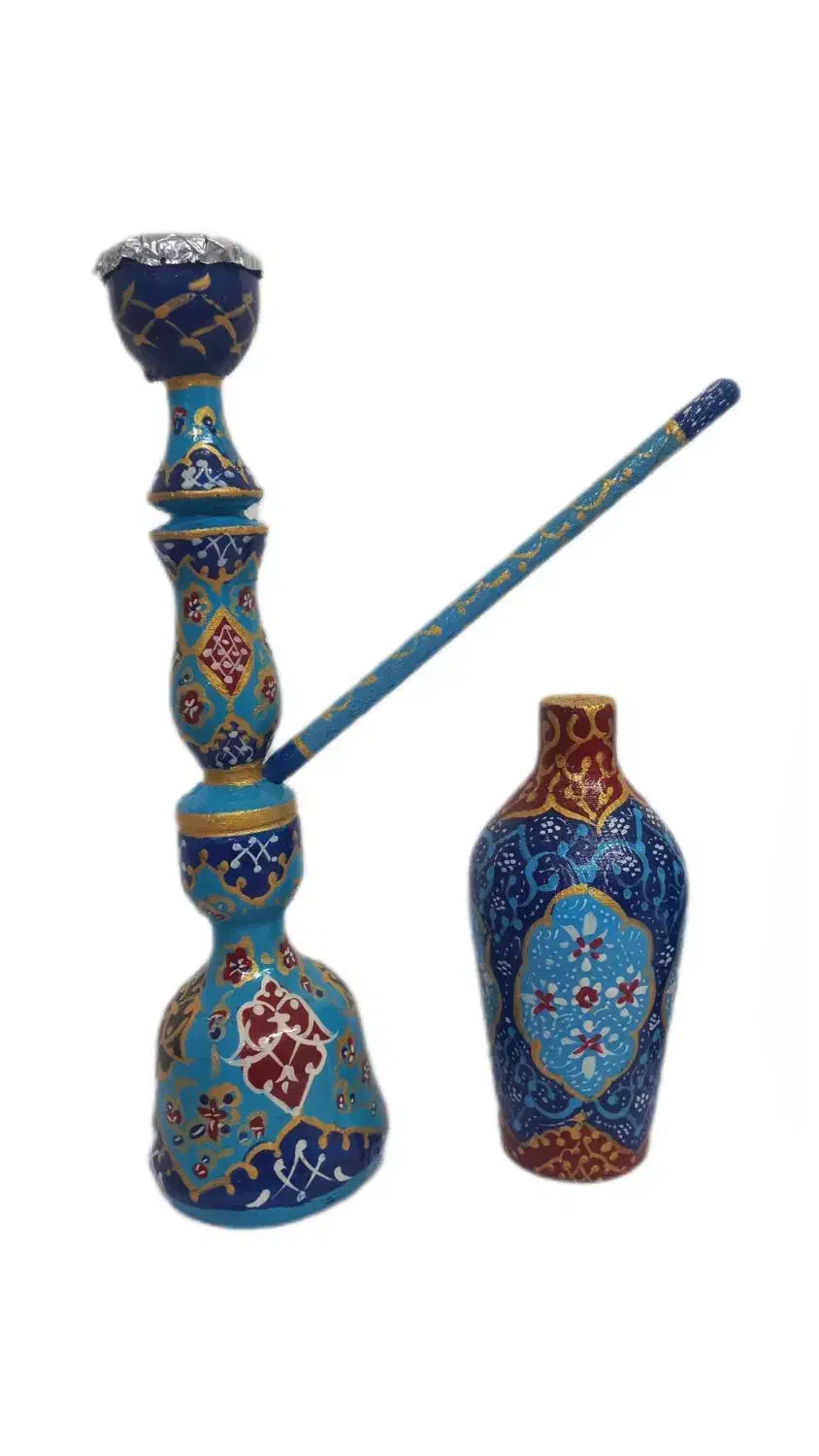 میل سنتی تنبک قلیان گلدان چوبی دکوری نقاشی تذهیب|صنایع دستی و سایر لوازم تزئینی|تهران, خانی آباد نو شمالی|دیوار