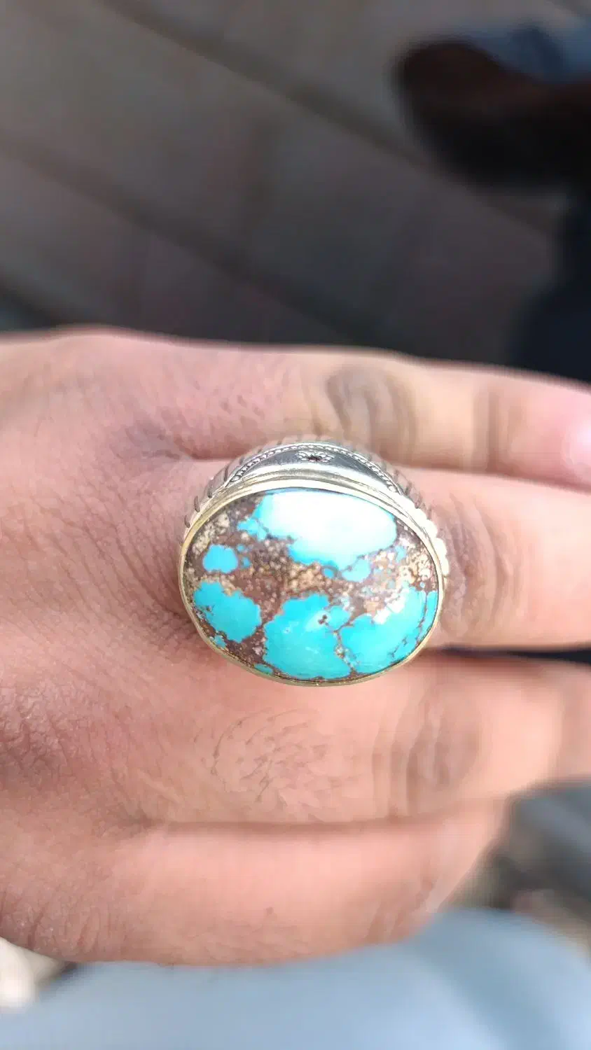 انگشتر فیروزه|جواهرات|خرم‌آباد, |دیوار