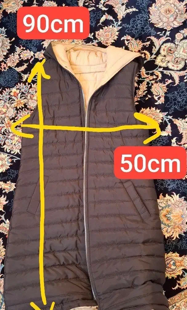 پافر دو روی مشکی کرمی نو|لباس|کامیاران, |دیوار