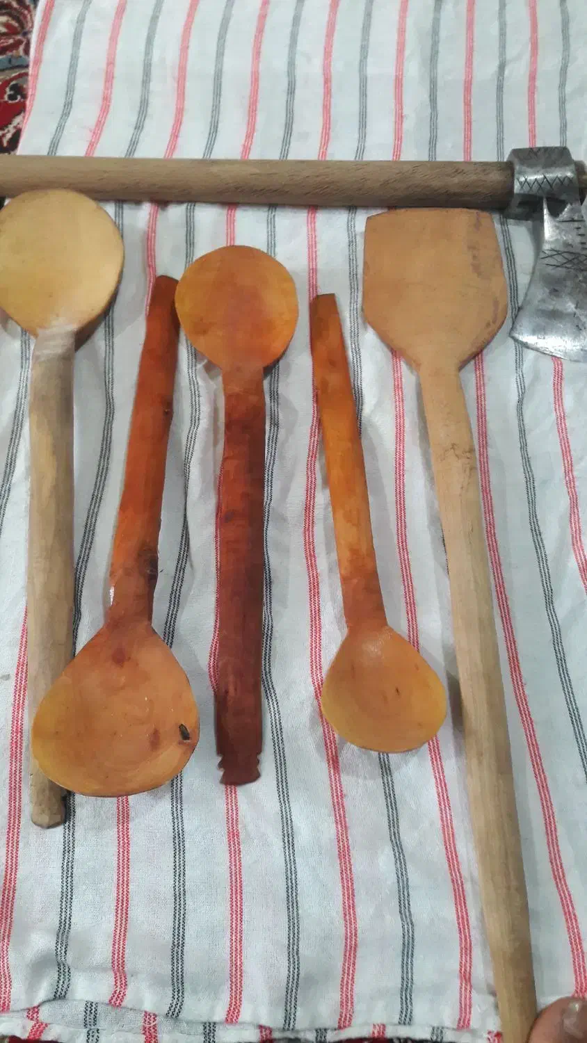 چوب دستی و وسایل چوبی اشپزی|صنایع دستی و سایر لوازم تزئینی|علیآباد کتول, |دیوار