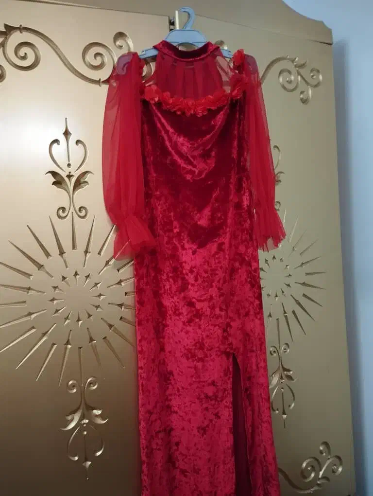 پیراهن  مخمل مجلسی|لباس|مرند, |دیوار