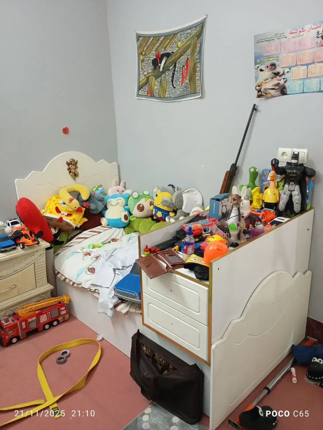 تخت و کمد کودک|تخت و سرویس خواب|زابل, |دیوار