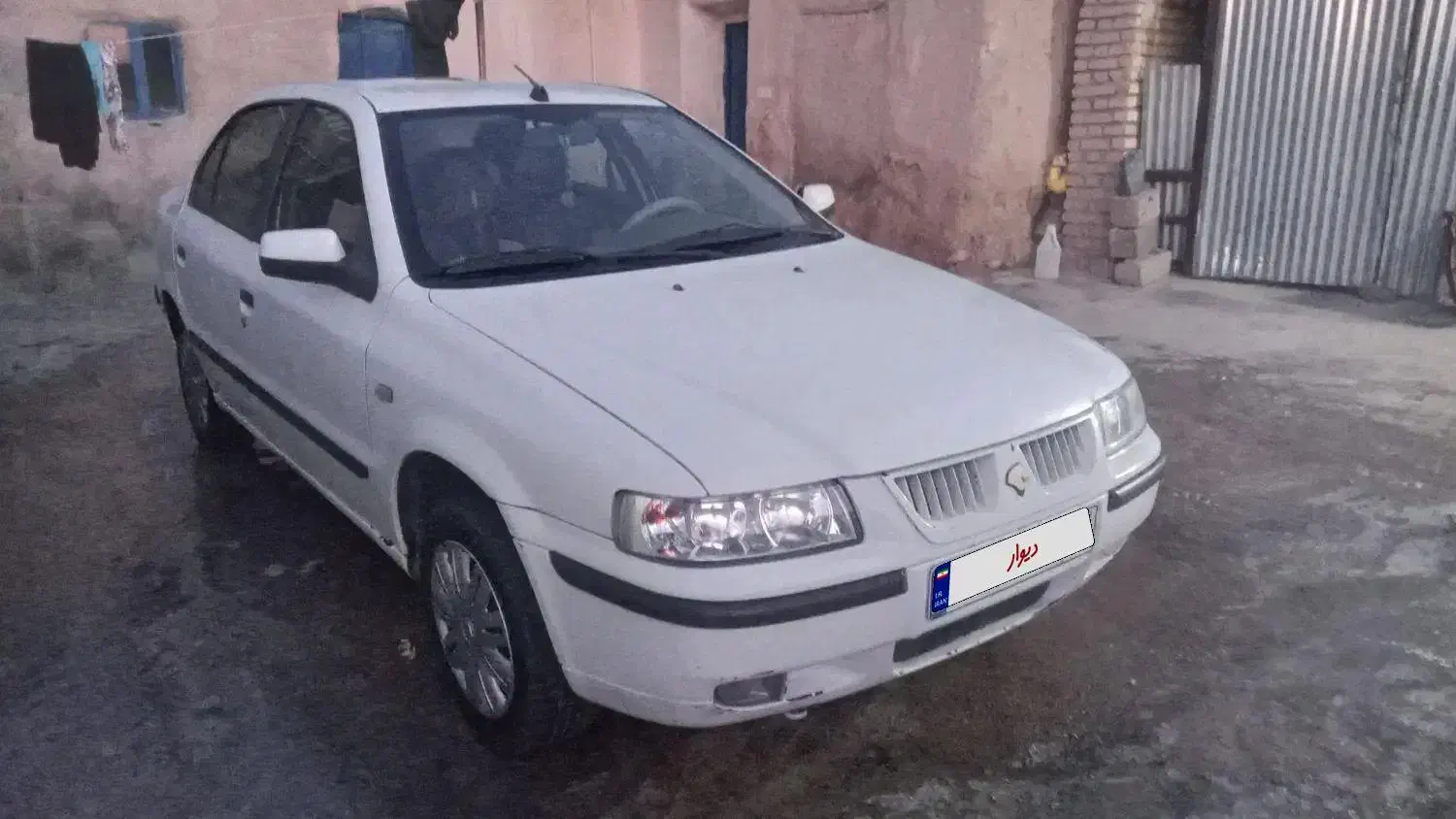 ماشین سمند سفید مدل ۹۶ ال ایکس|خودرو سواری و وانت|سنقر, |دیوار