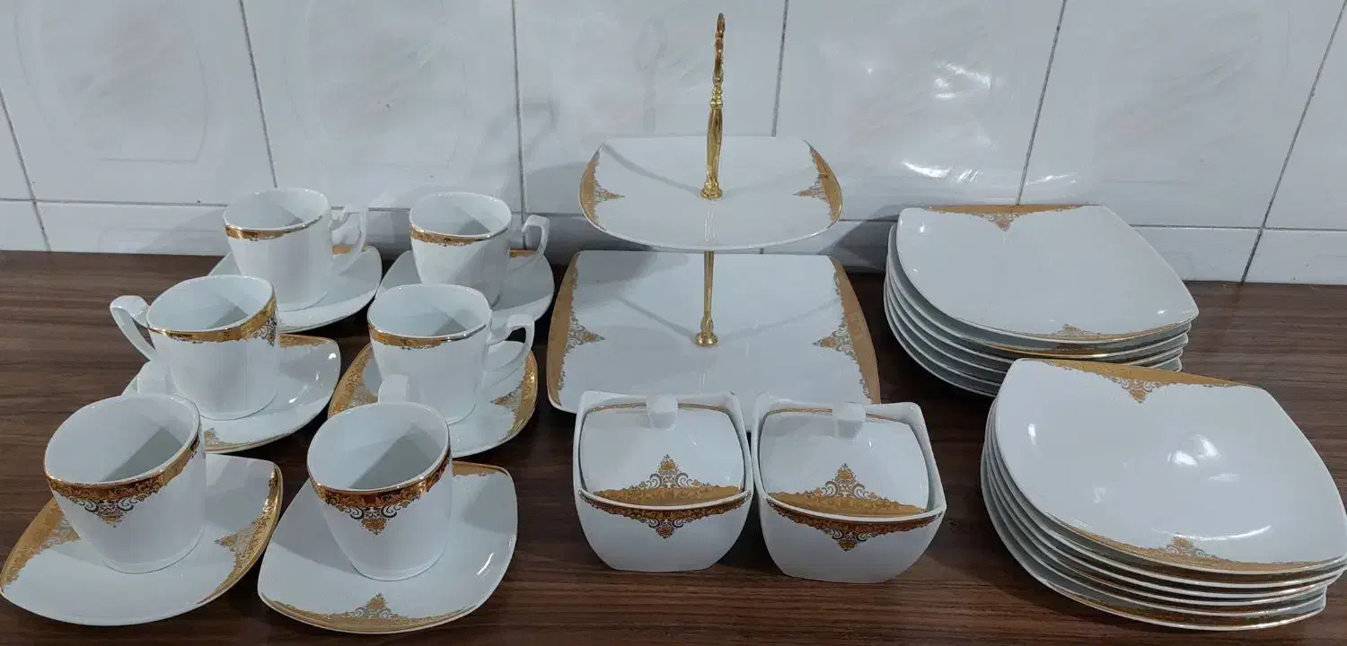 ست پذیرایی چایی خوری و شیربنی خوری ۶نفره|ظروف سرو و پذیرایی|اهواز, شهرک برق|دیوار