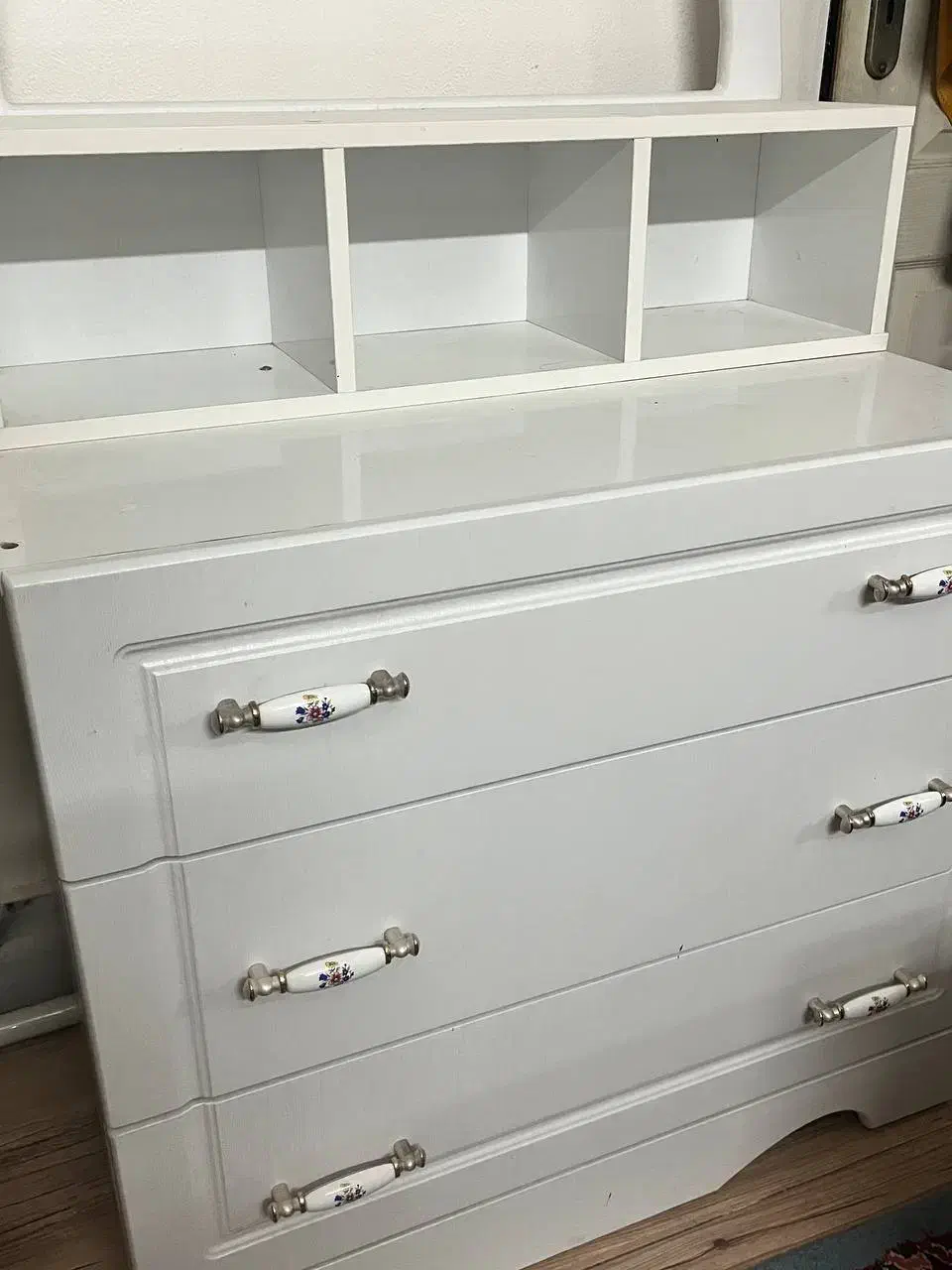 ست کامل تخت و پاتختی و..|تخت و سرویس خواب|تاکستان, |دیوار