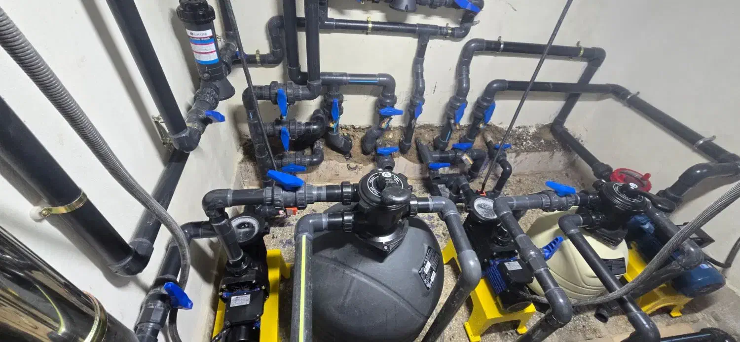 لوله کشی استخروموتورخانه استخر،جکوزی|خدمات پیشه و مهارت|شیراز, ابیوردی|دیوار