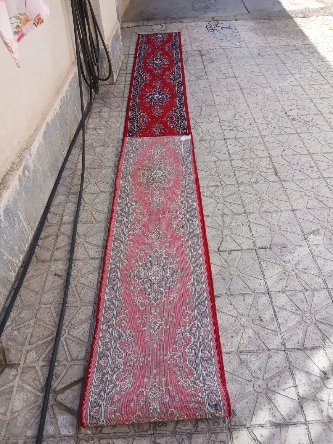 فرش کناره 7 متر در 60 سانت،کاملاسالم ،تخفیف جزئی|فرش|دماوند, گیلاوند|دیوار