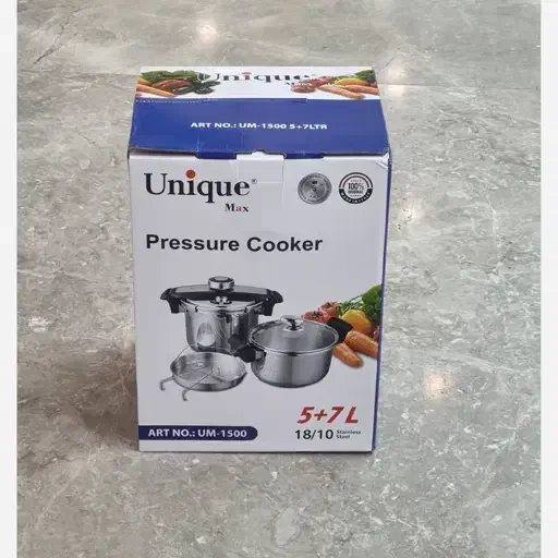 زودپز ۲ قلو استیل سر کیلیپسی یونیک ۵ و ۷ لیتری|ظروف پختوپز|شیراز, بازار|دیوار