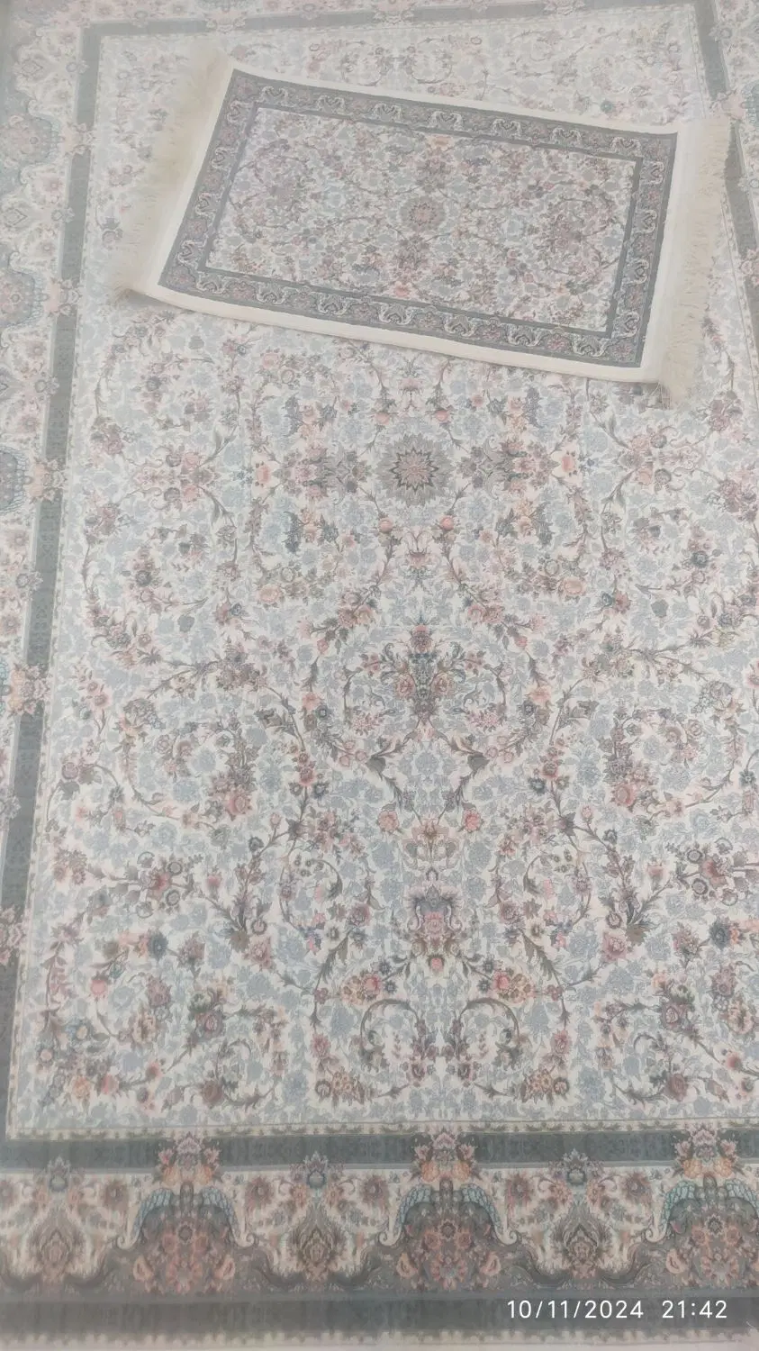فرش ۱.۵ در ۲.۲۵. پاتریس طرح گل افشان|فرش|تهران, قیام|دیوار