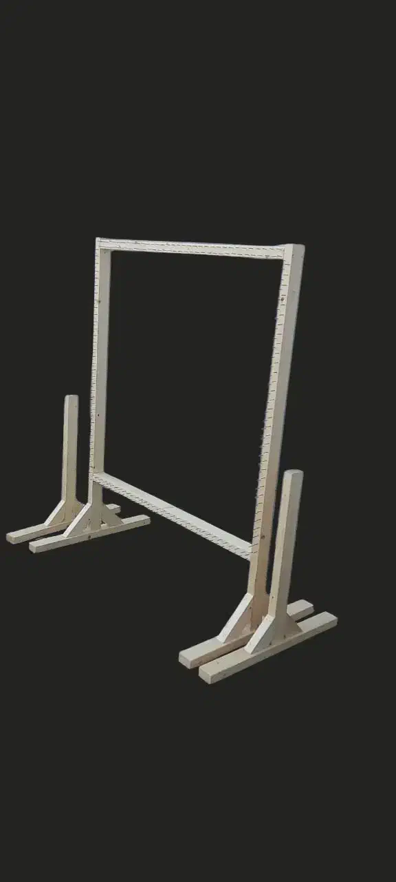 ساخت انواع کارگاه چوبی تافتینگ پانچدوزی تاپستری|لوازم خیاطی و بافتنی|نور, |دیوار