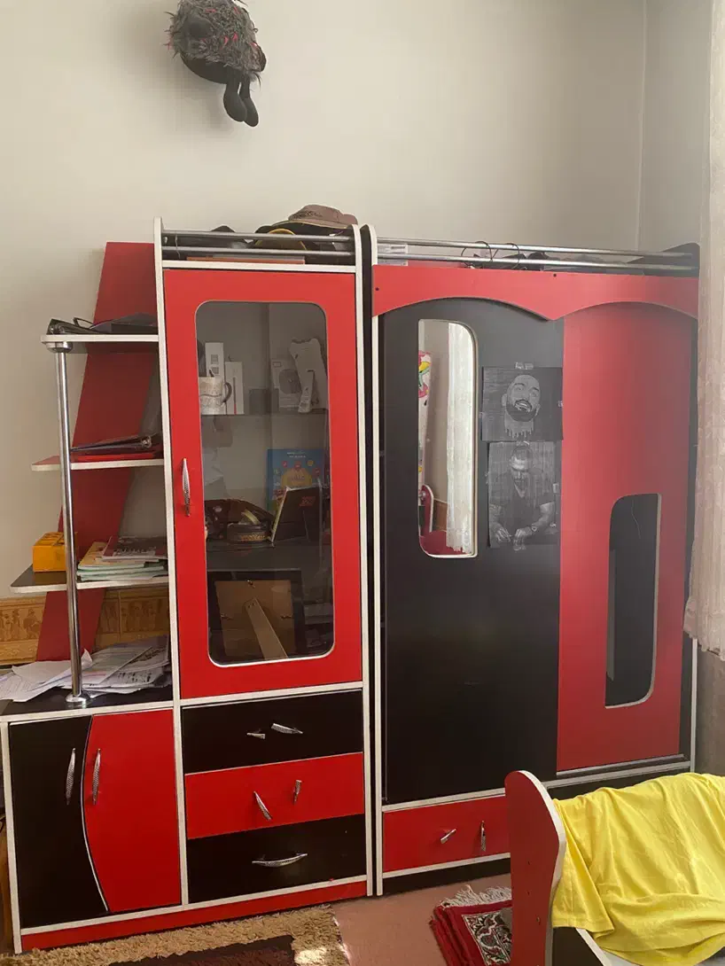 سرویس خواب کودک ۲ تخت|تخت و سرویس خواب|فولادشهر, B2|دیوار