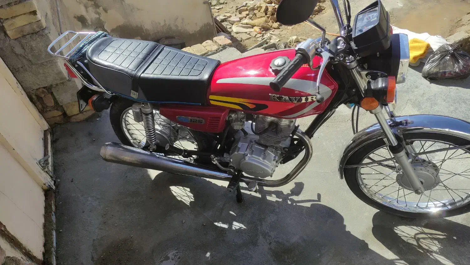 موتور ۱۲۵  کویر  معاوضه با ویوو|موتورسیکلت|میاندوآب, |دیوار