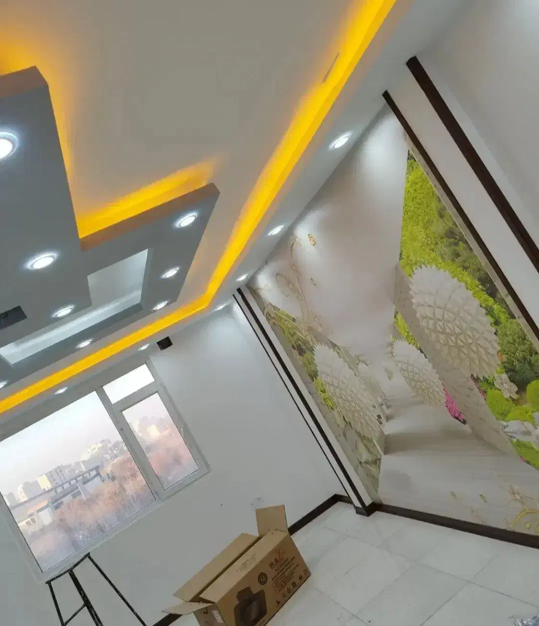 نصب نصاب کاغذ دیواری نقاشی تمام نقاط|خدمات پیشه و مهارت|تهران, اباذر|دیوار