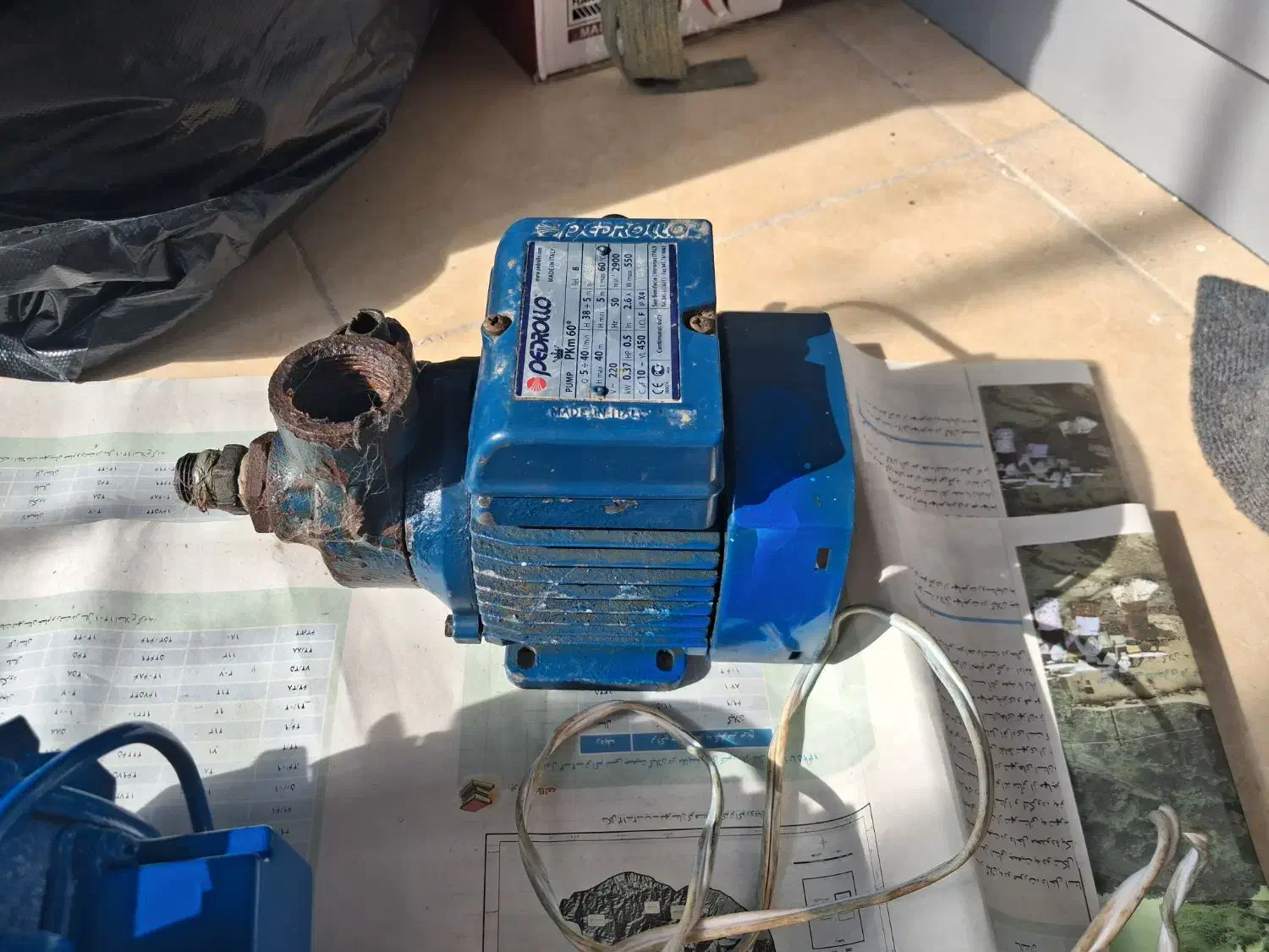 وسایل خانه ۳ عدد پمپ اب ایتالیایی پدرولو و لووارا|حراج|اصفهان, فردوان|دیوار