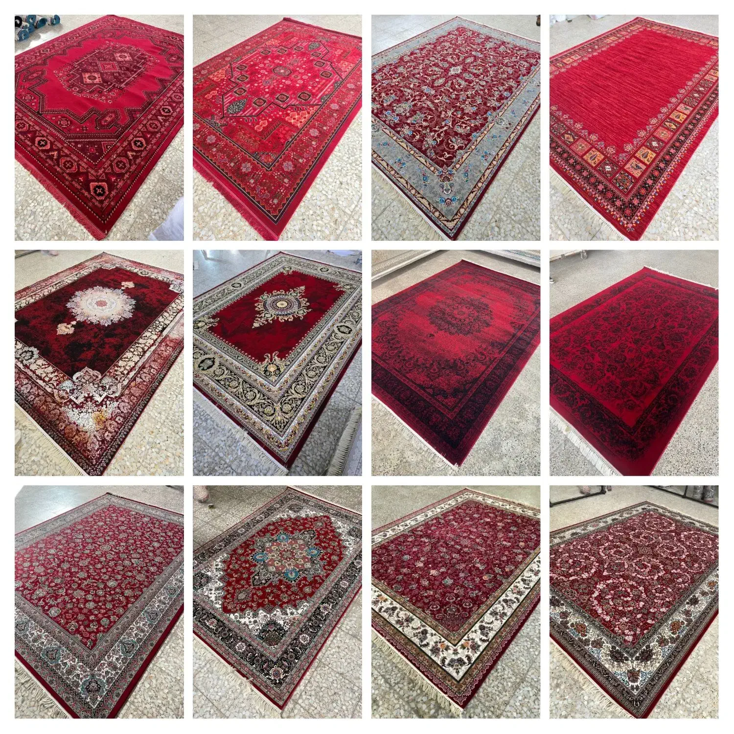 کارخانه فرش ۷۰۰ شانه تراکم ۲۵۵۰|فرش|کاشان, کارگر|دیوار