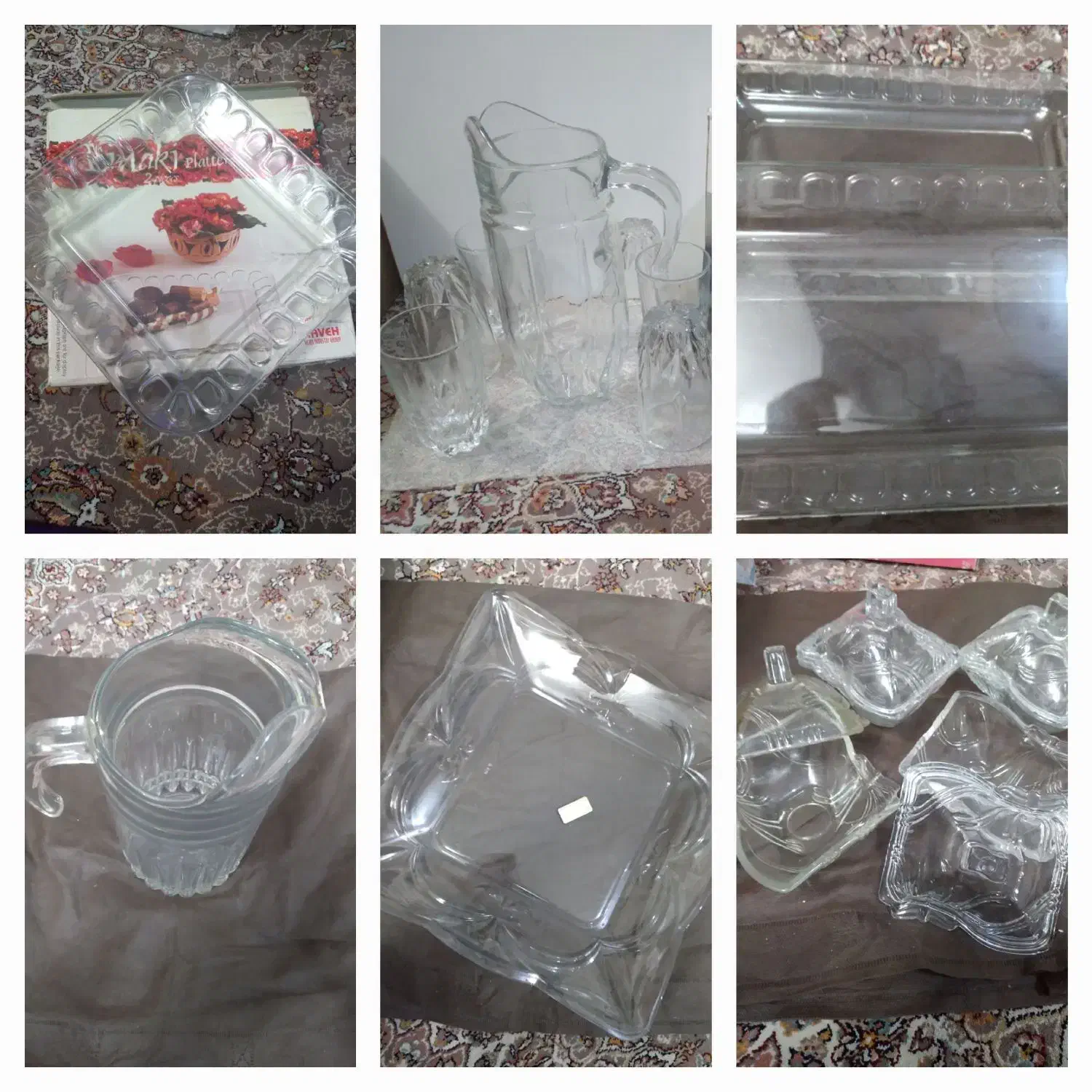 پذیرای شیشه ای|ظروف سرو و پذیرایی|اصفهان, سودان|دیوار