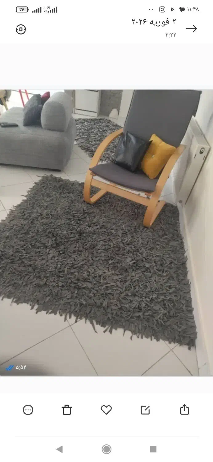 فرش چرم 3متری|فرش|هشتگرد, فاز ۳ مهستان|دیوار