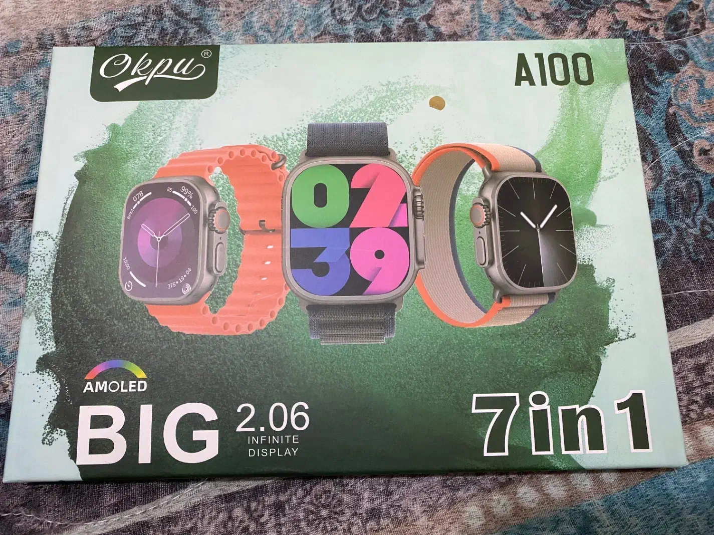 ساعت هوشمند ۷بند اولترا سایز ۲/۰۶اینچ|ساعت|برازجان, |دیوار