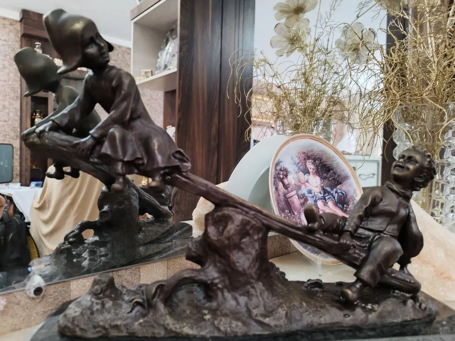 مجسمه الاکلنگ برنزی|مجسمه، تندیس، ماکت|تبریز, |دیوار