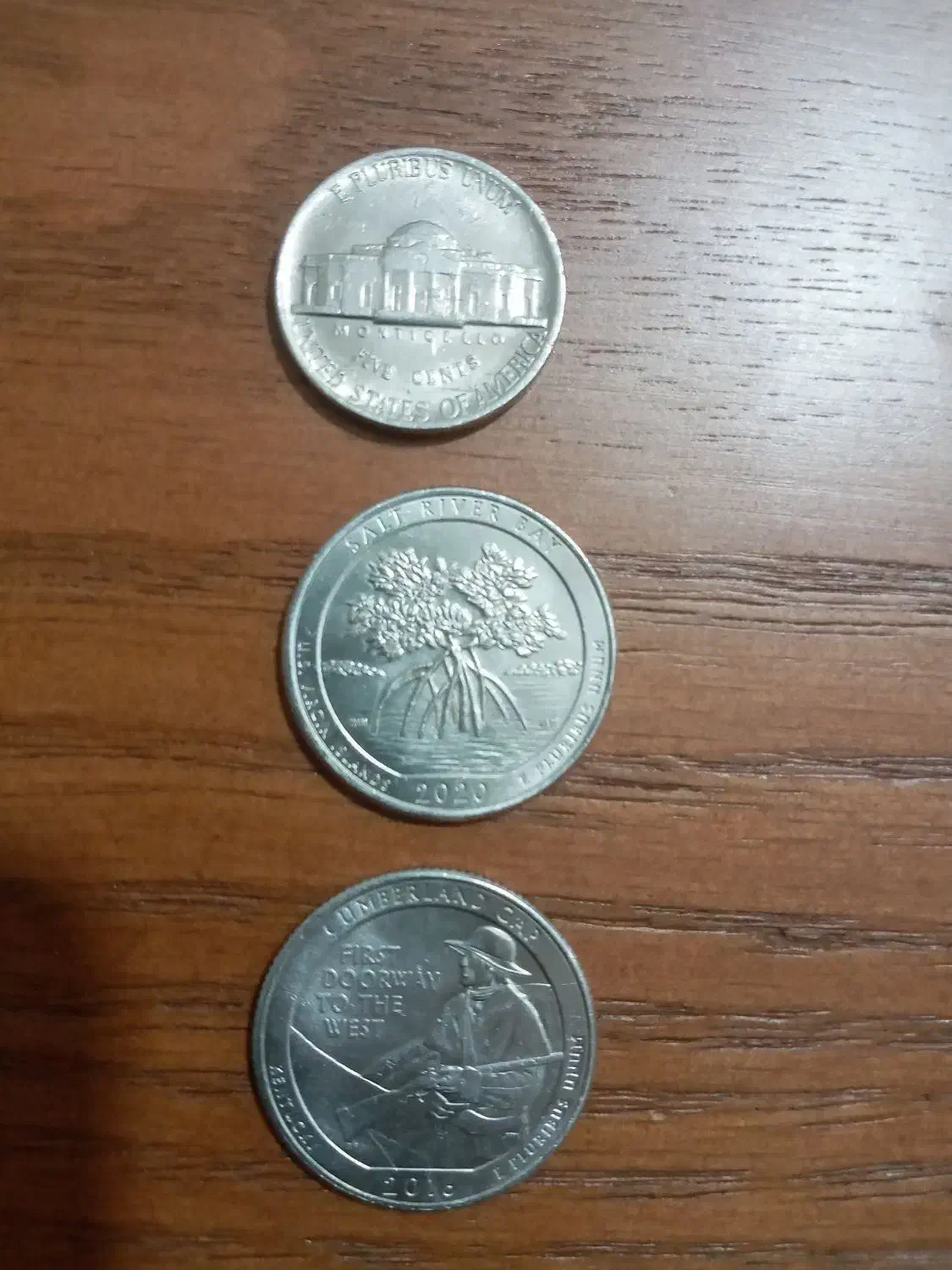 سه عدد سکه آمریکایی|کلکسیون سکه، تمبر، اسکناس|اسلام‌‌آباد غرب, |دیوار