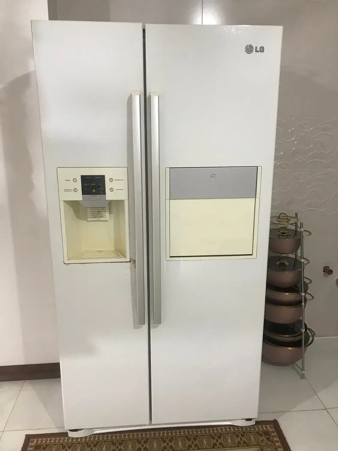 یخچال ساید بای ساید الجی سالم|یخچال و فریزر|ساری, |دیوار