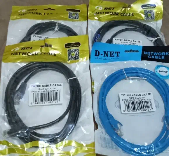 کابل‌های شبکه اورجینال D-net و Belden  نوو آکبند|مودم و تجهیزات شبکه|تهران, شوش|دیوار