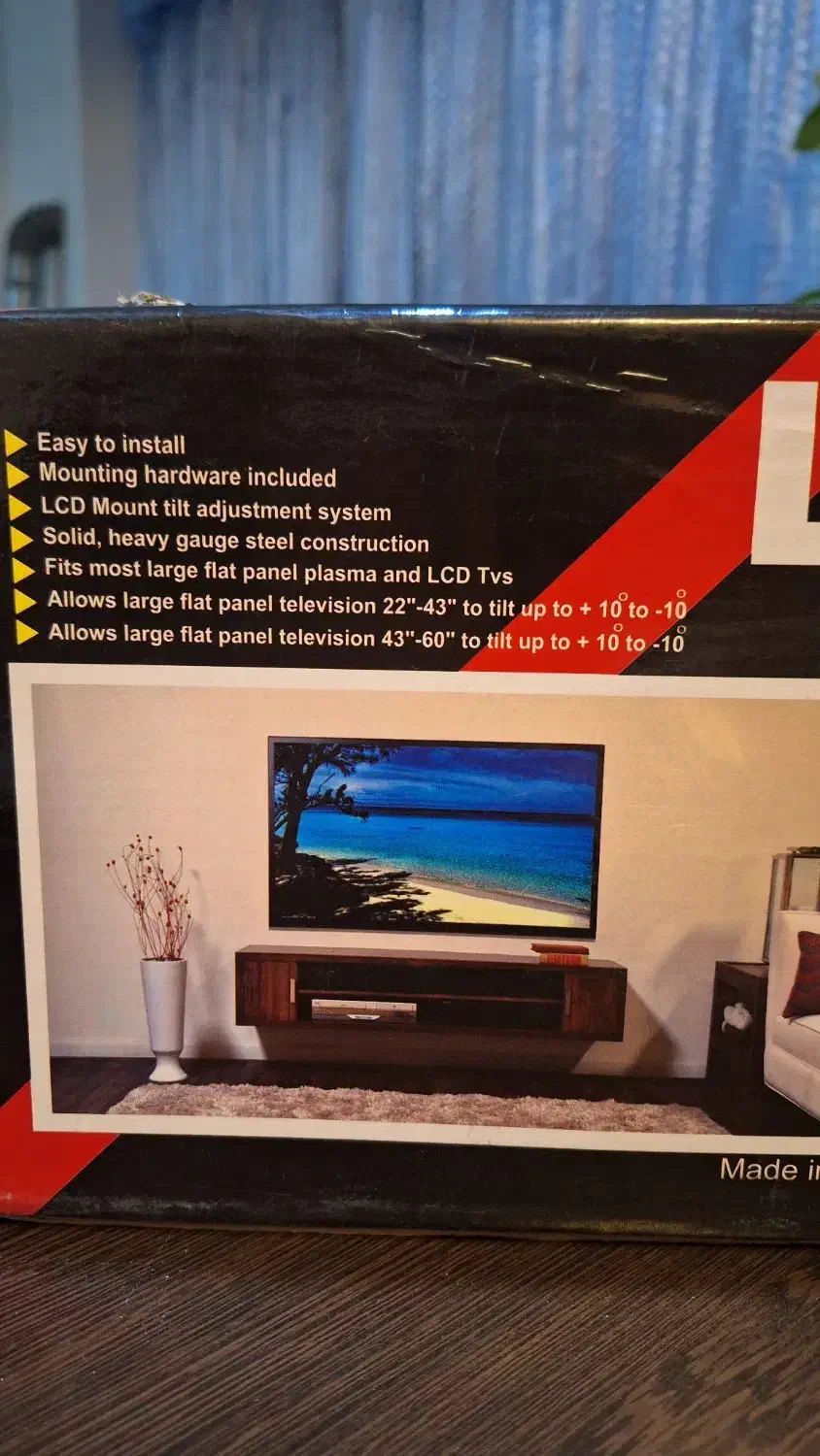 پایه دیواری تلویزیون|تلویزیون و پروژکتور|تهران, وحیدیه|دیوار